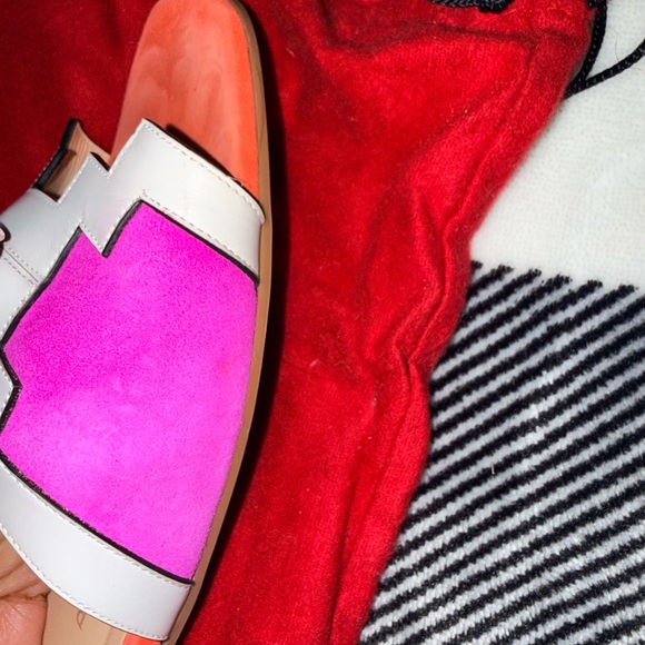 Christian Louboutin Orange and Pink Sandals - Picture 2 of 4